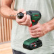 Акумуляторна ударна дриль BOSCH Green Universal Impact 18V-60, 18V, 2 батареї по 2 Ач
