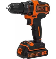 Дриль-шуруповерт Black+Decker BLACK+DECKER ШУРУТ 18V BDCDD186B 40Nm 2x1.5Ah