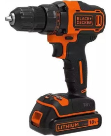 Дриль-шуруповерт Black+Decker BLACK+DECKER ШУРУТ 18V BDCDD186B 40Nm 2x1.5Ah