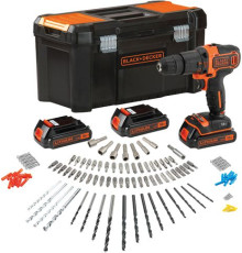 Дриль/шуруповерт Black&Decker 18V BDCHD181B3A 3x1.5Ah +120 AC