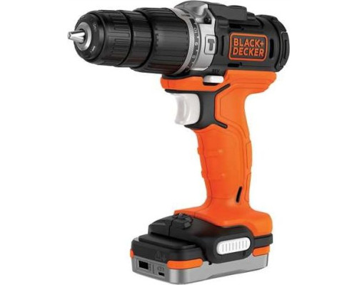 Акумуляторний дриль-шуруповерт Black&Decker BDCHD12S1 12 В 1 х 1,5