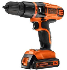 Акумуляторний дриль-шуруповерт Black&Decker BL188KB 18 В 2 х 1,5 Аг