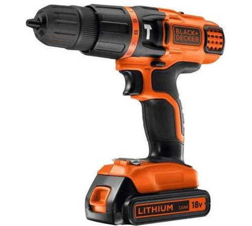 Акумуляторний дриль-шуруповерт Black&Decker BL188KB 18 В 2 х 1,5 Аг