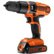 Акумуляторний дриль-шуруповерт Black&Decker BL188KB 18 В 2 х 1,5 Аг