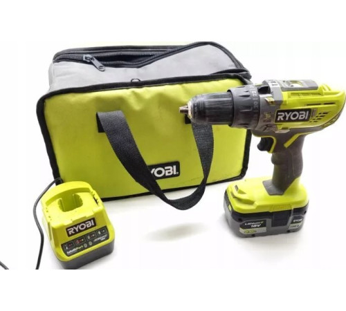 Акумуляторна дриль-шуруповерт Ryobi ONE+ R18DD3-2415BSA31 1x1.5Ah, 1x4.0Ah