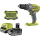 Акумуляторна дриль-шуруповерт Ryobi ONE+ R18DD3-2415BSA31 1x1.5Ah, 1x4.0Ah