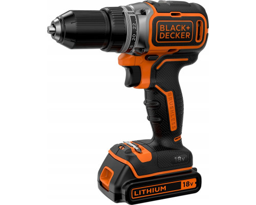 Акумуляторний дриль/шуруповерт Black+Decker 18V BL186KB 52Nm 2x2.0Ah BL