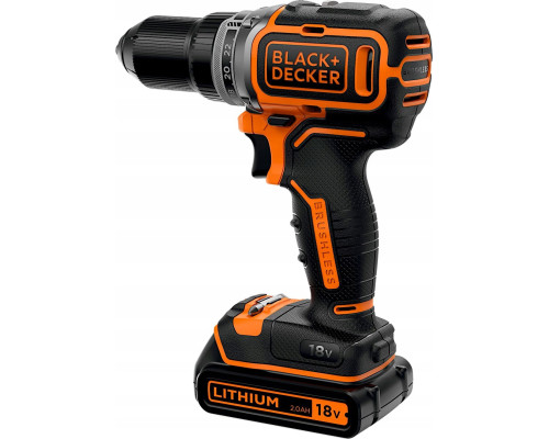 Акумуляторний дриль/шуруповерт Black+Decker 18V BL186KB 52Nm 2x2.0Ah BL