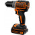 Акумуляторний дриль/шуруповерт Black+Decker 18V BL186KB 52Nm 2x2.0Ah BL