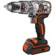 Акумуляторний дриль/шуруповерт Black+Decker 18V BL186KB 52Nm 2x2.0Ah BL