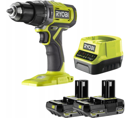 Акумуляторний дриль-шуруповерт Ryobi ONE+ RPD18BL-2C20S 2x2.0Ah