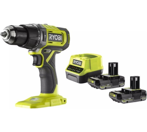 Акумуляторний дриль-шуруповерт Ryobi ONE+ RPD18BL-2C20S 2x2.0Ah