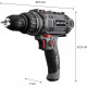 Дриль-шуруповерт мережевий Graphite 58G793