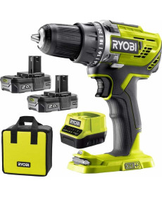 Акумуляторний дриль/шуруповерт Ryobi R18DD3-220S 18 В 2 х 2 Ач