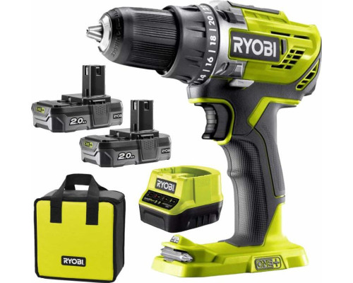 Акумуляторний дриль/шуруповерт Ryobi R18DD3-220S 18 В 2 х 2 Ач