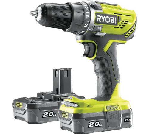 Акумуляторний дриль/шуруповерт Ryobi R18DD3-220S 18 В 2 х 2 Ач