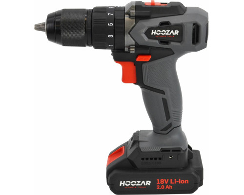 Акумуляторний дриль-шуруповерт HOOZAR UD Screwdriver. 18V 1x2.0Ah 45 Nm CD20BLT