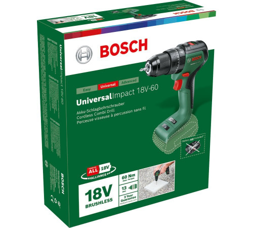 Акумуляторний дриль-шуруповерт Bosch 06039D7100 18 В Акумуляторний дриль-шуруповерт Bosch 06039D7100 18 В