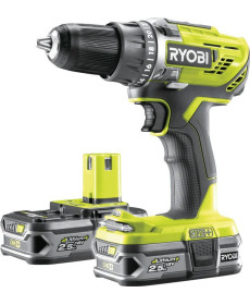 Акумуляторний дриль-шуруповерт Ryobi R18DD3-225S 18 В 2 х 2,5 Ач