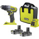 Акумуляторний дриль-шуруповерт Ryobi R18PD2-220S 18 В 2 х 2 Ач