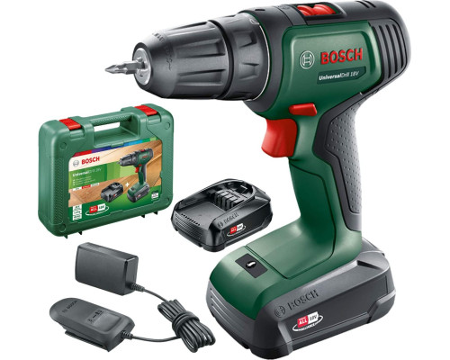 Акумуляторний дриль-шуруповерт Bosch UniversalDrill 18 В 2 х 1,5 Ач