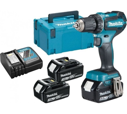 Акумуляторний дриль-шуруповерт Makita DDF485RF3J 18 В 3 х 3 Ач