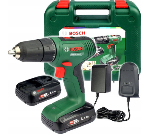 Акумуляторний дриль-шуруповерт Bosch Bosch 06039D8002 EasyDrill 18V-40 (2x1.5Ah) im Koffer