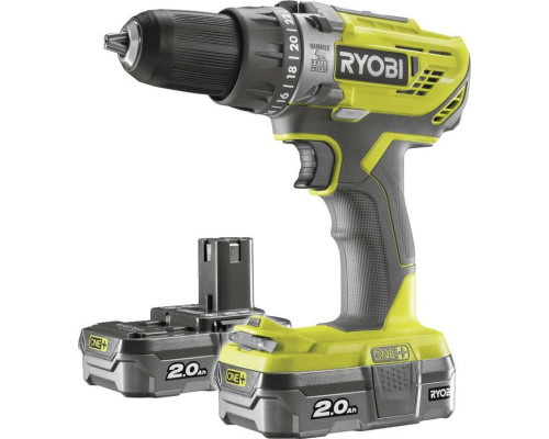 Акумуляторний дриль-шуруповерт Ryobi R18PD3-220S 18 В 2 х 2 Ач