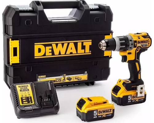 Акумуляторний дриль-шуруповерт Dewalt DCD797P2B 18 В 2 х 5 Ач