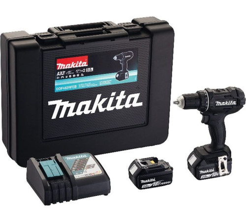 Акумуляторний дриль-шуруповерт Makita DDF482RFEB 18 В 2 х 3 Ач Акумуляторний дриль-шуруповерт Makita DDF482RFEB 18 В 2 х 3 Ач