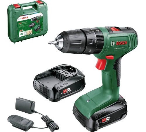 Акумуляторний дриль-шуруповерт Bosch EasyImpact 18V-40 18 V 2 x 2 Ah