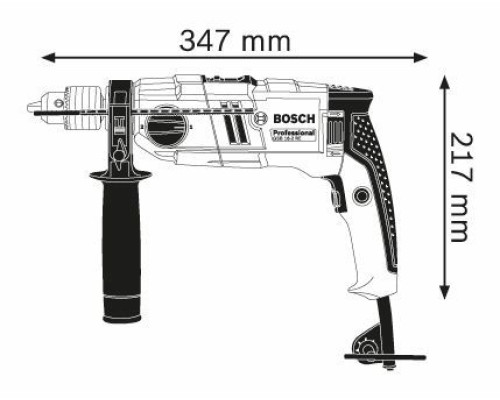 Ударна дриль Bosch GSB 18-2 RE 800Вт