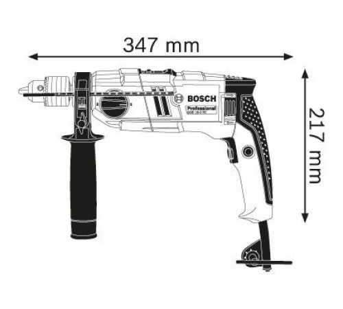 Ударна дриль Bosch GSB 18-2 RE 800Вт