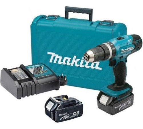 Акумуляторний дриль-шуруповерт Makita DHP453RFE 18 В 2 х 3 Ач