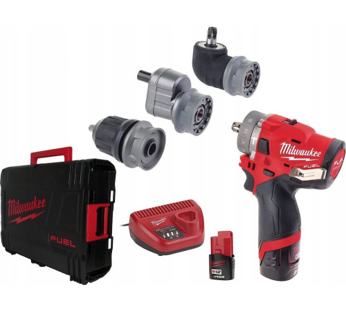 Акумуляторний дриль/шуруповерт Milwaukee M12 FPDXKIT-202X 12 В 2 x 2 Ач