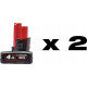 Акумуляторний дриль/шуруповерт Milwaukee DRIVEN UD.M12FPD2-402X 45Nm 2x4.0Ah
