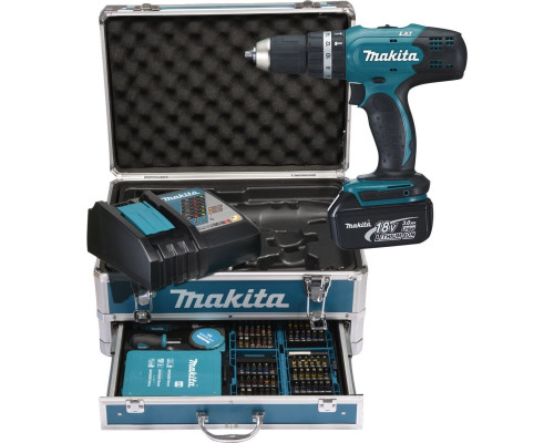 Акумуляторний дриль-шуруповерт Makita DHP453RFX2 18 В 2 х 3 Ач