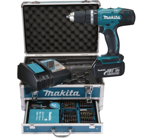 Акумуляторний дриль-шуруповерт Makita DHP453RFX2 18 В 2 х 3 Ач