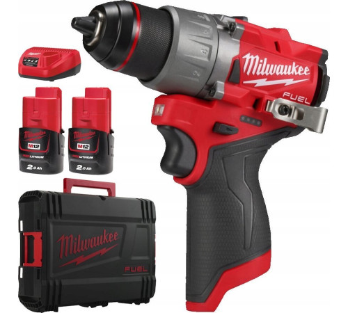 Акумуляторний дриль/шуруповерт Milwaukee DRIVEN UD.M12FPD2-202X 45Nm 2x2.0Ah