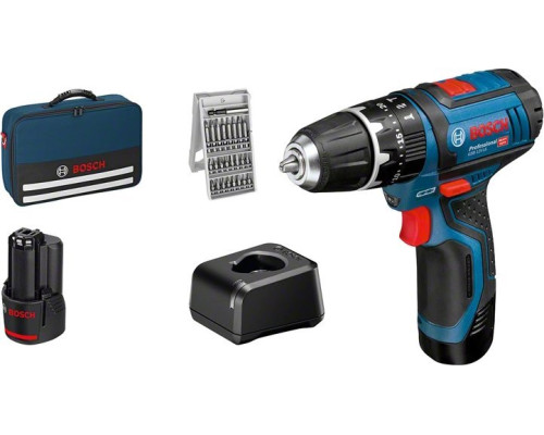 Акумуляторний дриль-шуруповерт Bosch GSB 12V-15 Professional, 12 В