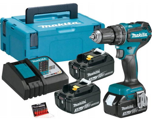 Акумуляторний дриль-шуруповерт Makita DHP485RF3J 18 В 3 х 3 Ач