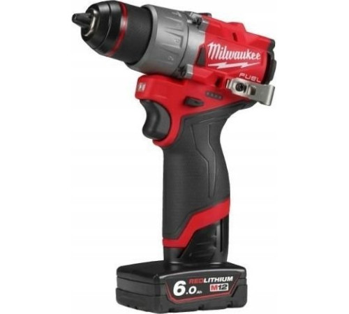 Акумуляторний дриль-шуруповерт Milwaukee M12FDD2-602X 45Nm 2x6.0Ah