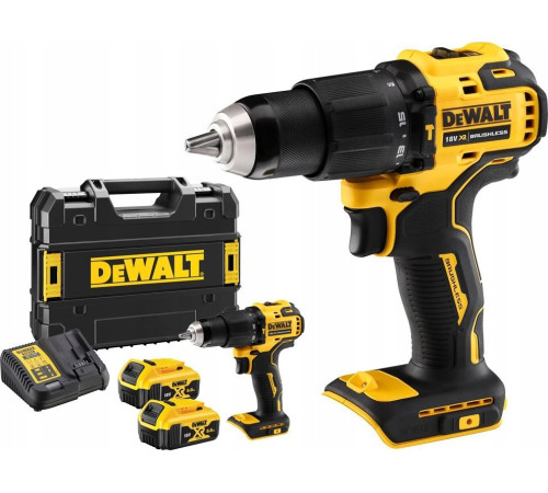 Акумуляторний дриль-шуруповерт Dewalt DEWALT ШУРУТ UD.18V DCD709P2T 65Nm 2x5.0Ah