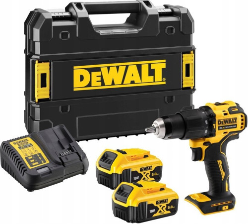 Акумуляторний дриль-шуруповерт Dewalt DEWALT ШУРУТ UD.18V DCD709P2T 65Nm 2x5.0Ah