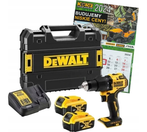 Акумуляторний дриль-шуруповерт Dewalt DEWALT ШУРУТ UD.18V DCD709P2T 65Nm 2x5.0Ah