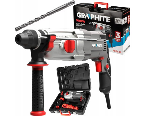 Młotowiertarka Graphite 58G539 MŁOTOWIERTARKA SDS+ 900W, WALIZKA GRAPHITE