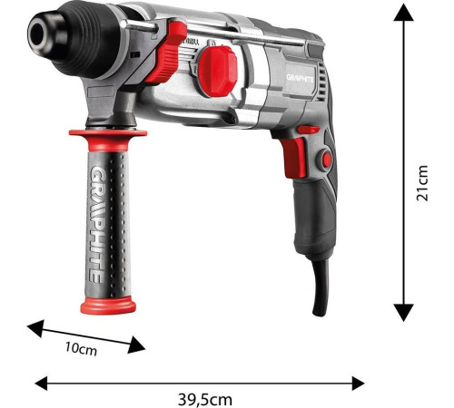 Перфоратор мережевий Graphite 58G539 SDS+ 900 Вт