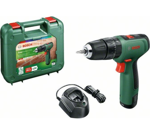 Акумуляторний дриль-шуруповерт Bosch EasyImpact 1200 12 В 1 х акумулятор 1,5 А Акумуляторний дриль-шуруповерт Bosch EasyImpact 1200 12 В 1 х акумулятор 1,5 А