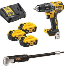 Дриль-шуруповерт акумуляторний Dewalt BL 18V 3*5.0AH + ACC