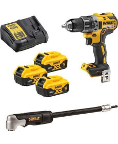 Дриль-шуруповерт акумуляторний Dewalt BL 18V 3*5.0AH + ACC